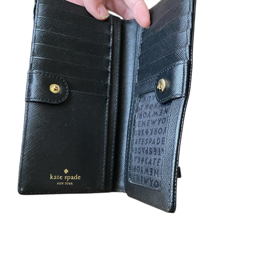 Kate Spade ♠️ Multicolor Abstract Print Wallet - Picture 4 of 5